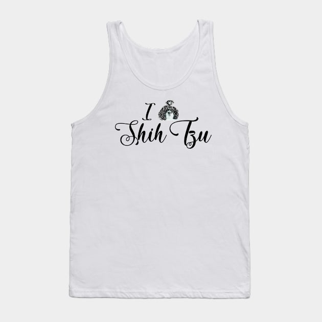 I Shih Tzu Tank Top by PurplePeacock